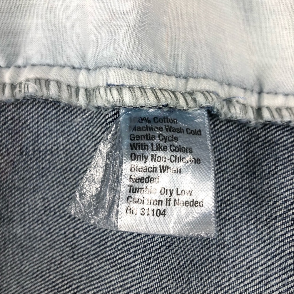 New Plus Size Distressed Denim Jean Jacket-SZ 2X - Picture 9 of 9